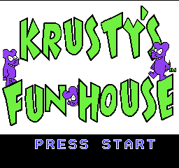 Krusty's Fun House - Featuring the Simpsons!